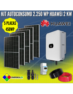 Kit Solar Autoconsumo 2250 Wp HUAWEI 2kW