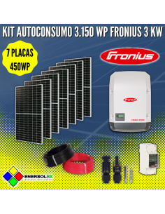 Kit Solar Autoconsumo 3150 Wp FRONIUS 3kW