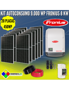 Kit Solar Autoconsumo 9000 Wp FRONIUS 8kW