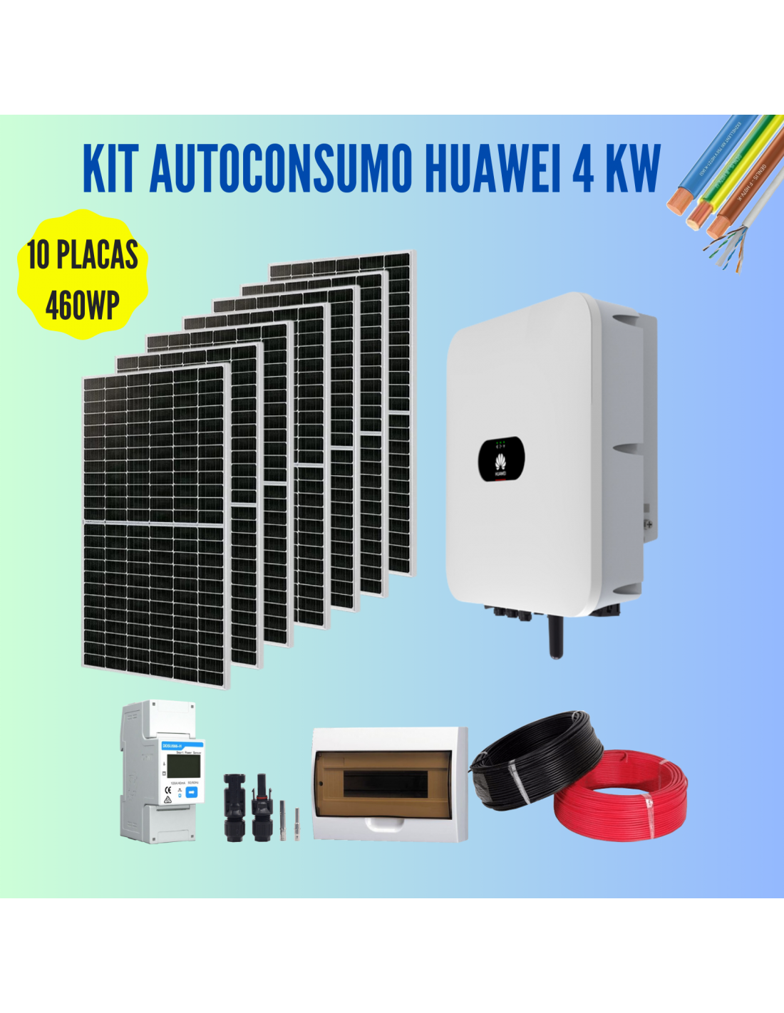Kit Solar Autoconsumo 4600 Wp HUAWEI 4kW