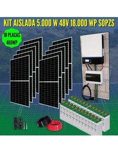 Kit Solar Aislada 5000W 48V...