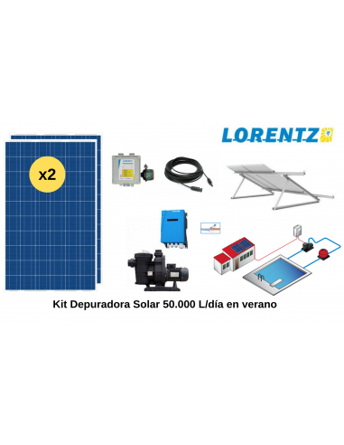Kit Depuradora Solar 50.000 L al día