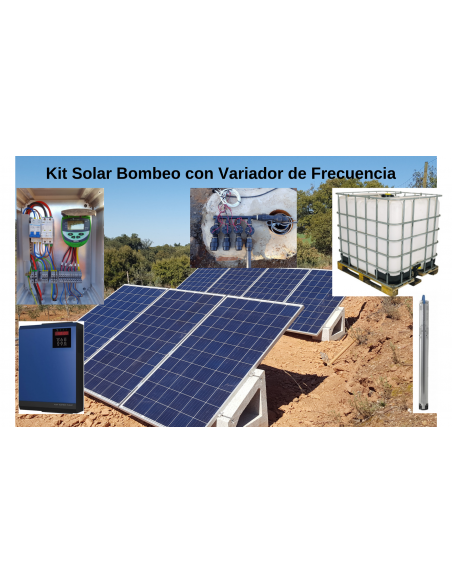 Kit Bombeo solar con variadores de frecuencia